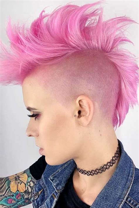 short punk mohawk